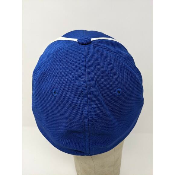 SMG Fighting Angels Staff Hat Flexfit Moisture Management Size L-XL Augusta Blue - Picture 5 of 9